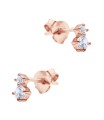 Shining CZ Crystal Silver Stud Earring STS-5204